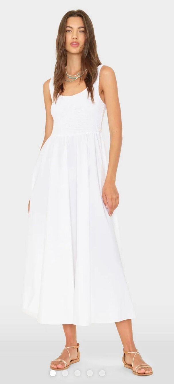 Xirena Florence100% Cotton Dress in White NWT Size Small